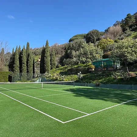 Pini House, Inside A Private Park, Pool, Tennis, Ac, Parking Next And Parking In Lerici! *
